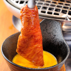 【売り切れ御免！濃厚な卵にたっぷり絡めて召せあがれ◆】イチボの焼きすき 卵1個付き　1,870円(税込)の写真