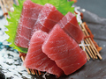 料理メニュー写真&nbsp;まぐろのお刺身/北海だこ/サーモンのお刺身