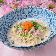 【夏パスタ冷製】17、明太子クリームとツナの冷製パスタ