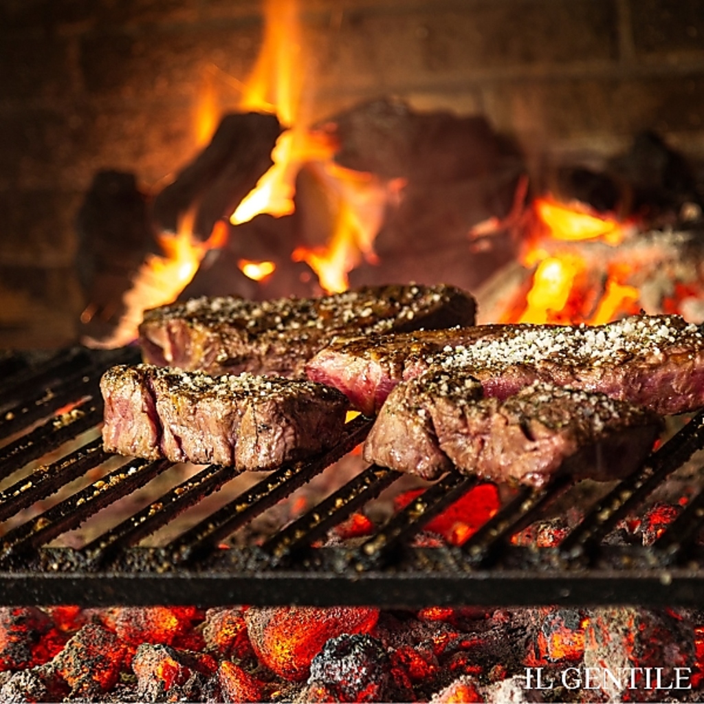 本格備長炭の「炭火焼き」に繊細な香りを楽しむ「藁焼き」。食材に合わせた熱源で仕上げます。