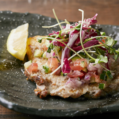 豚ロースのグリル　和風サルサ