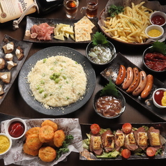 フードも種類豊富！朝まで飲んで食べてできる♪