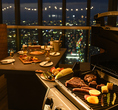 44階からの景色と本格BBQが楽しめるお店はここだけ！夜景はもちろんお昼の絶景も見ものです♪