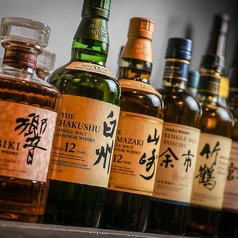 希少なジャパニーズウイスキーが豊富