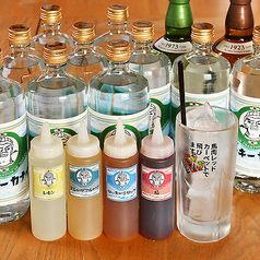 お好みのシロップで味付けが楽しめるロッキーサワー！