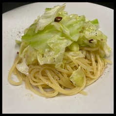 アンチョビとキャベツのペペロンチーノ