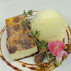 りんごのキャラメリゼチーズケーキ