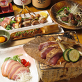 鴨肉が美味しい！！お手軽に利用できる　おつまみ中心のセットメニューも充実
