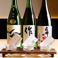 初心者から日本酒好きまで楽しめる◎全国銘酒40種以上