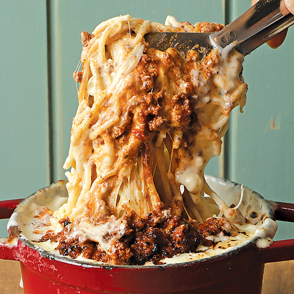 のびーる！のびーる！　ボルケーノパスタ！