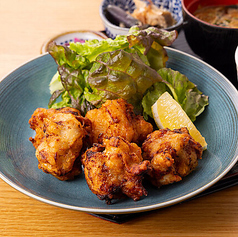 【桜姫鶏】唐揚げ定食(塩or醤油)