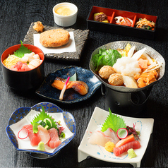 本まぐろと名古屋飯 花かるたのコース写真