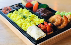 白身魚と海老のフリッター弁当