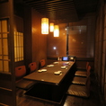 団体様がご利用できる広々とした個室もご案内可能です◎会社の飲み会、歓迎会・同窓会にもおすすめ！※ランチタイムの掘りごたつ席のご利用につきましては、前日までにご予約をお願い致します。【人形町で個室のあるお店をお探しなら北海道へ】
