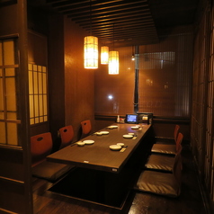 団体様がご利用できる広々とした個室もご案内可能です◎会社の飲み会、歓迎会・同窓会にもおすすめ！※ランチタイムの掘りごたつ席のご利用につきましては、前日までにご予約をお願い致します。【人形町で個室のあるお店をお探しなら北海道へ】