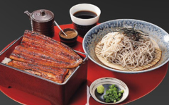 うな重・ざるそばセット 上
