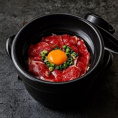 【牛タンと山椒の土鍋御飯】