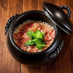 【鯛と九条ねぎの土鍋御飯】