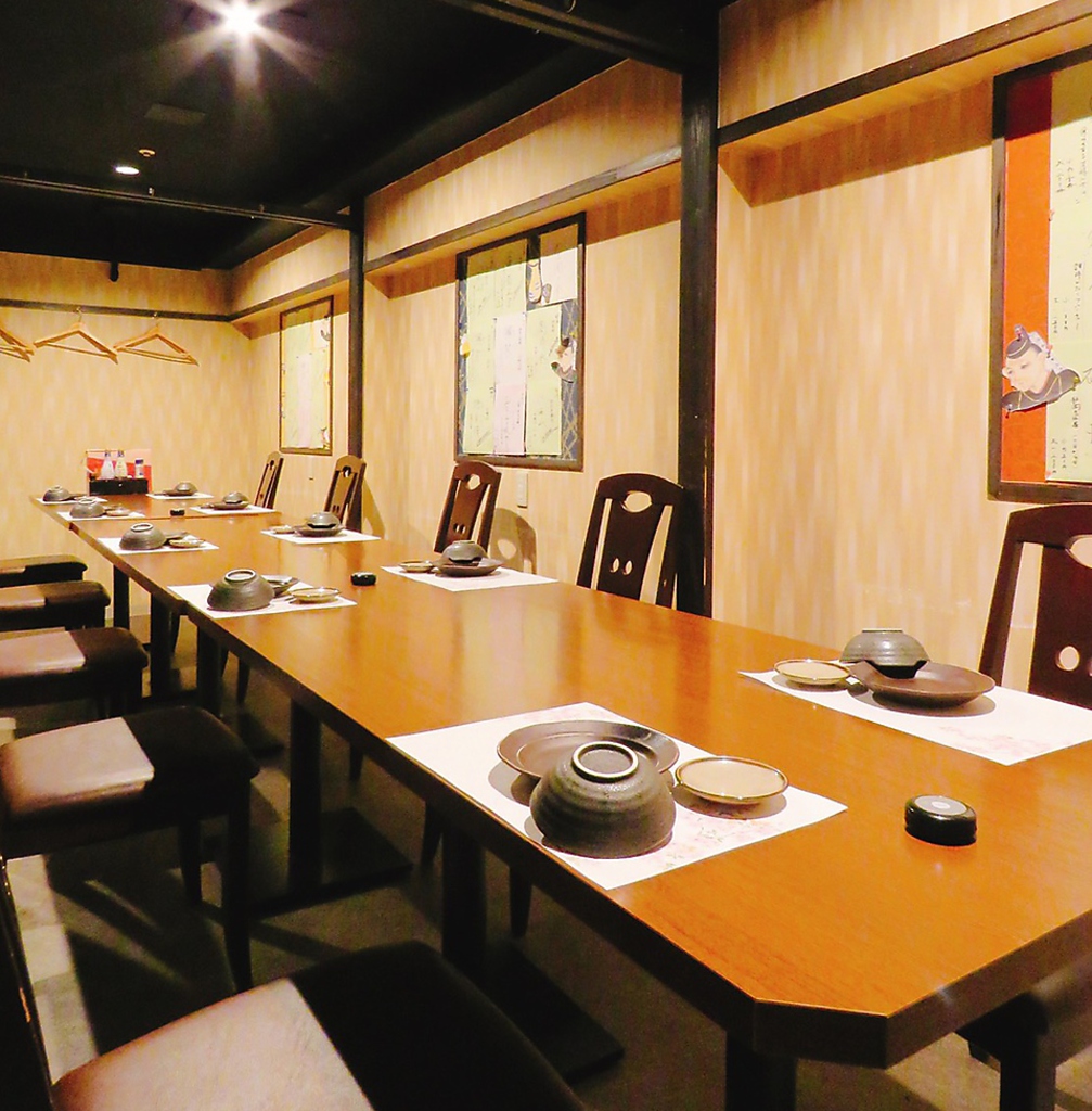 【完全個室】へご案内!!2名様～60名様までご対応致しております。