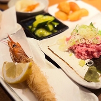 しっかり満足できるこだわり小皿料理