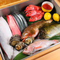 瀬戸内鮮魚を中心に、季節の食材を扱う