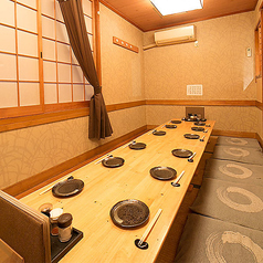 大人数の宴会は奥の座敷をご利用ください！6～14名様まで対応いたします。