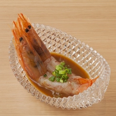 赤海老の胡麻しょうゆ和え