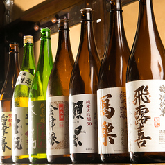 豊富な日本酒ラインナップ！