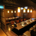 団体様がご利用できる広々とした個室もご案内可能です◎会社の飲み会、歓迎会・同窓会にもおすすめ！※ランチタイムの掘りごたつ席のご利用につきましては、前日までにご予約をお願い致します。【人形町で個室のあるお店をお探しなら北海道へ】