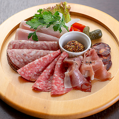 ハム盛り合わせ