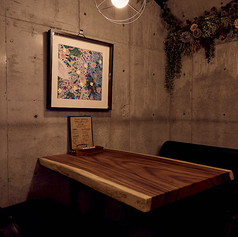 プライベートに最適！4名様までにてご利用できる半個室