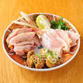 料理メニュー写真&nbsp;鳥刺し3種盛り