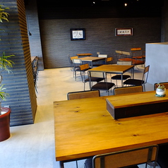 お洒落な空間はカフェなのに独り占めしているような感覚になる。
