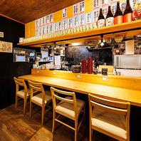 ふらっと立ち寄りやすい、オープンな店内◎