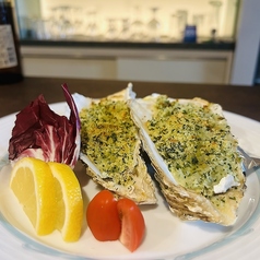 カキの香草パン粉焼き