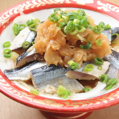 〆秋刀魚のさっぱりガリポン酢