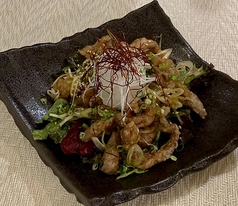 鶏せせりのねぎおろしぽん酢