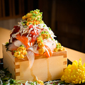 料理メニュー写真 豪快ぶっかけ 北海ちらし升寿司