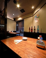 店内奥に半個室風の掘りごたつ席をご用意しております♪