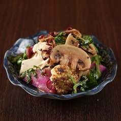 焼きカリフラワーとマッシュルームのナムル