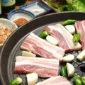料理メニュー写真&nbsp;サムギョプサル単品
