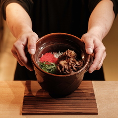 舞茸としらすととびこの土鍋ごはん