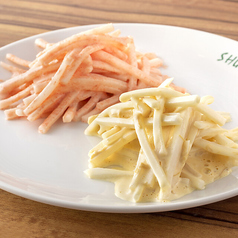 大根の2色マヨネーズソースサラダ