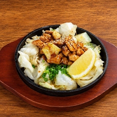 長州鶏のねぎま鉄板