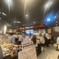 広大な座席で大人数でのご利用にぴったりなフロア構成