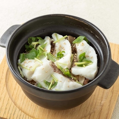 真鯛と松茸入り4種きのこの土鍋ごはん お出汁を添えて ※2人前より承ります