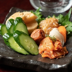 漬物盛り合わせ