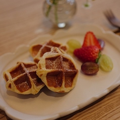 〜こだわりのワッフル〜の写真