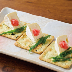 葱のカマンベールクラッカー