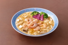 海老と豆腐の上海蟹味噌煮込み